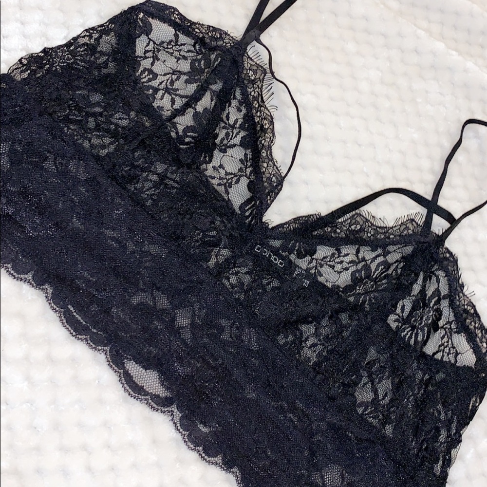 Lace crop top